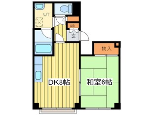 アルファコスモ東苗穂の物件間取画像